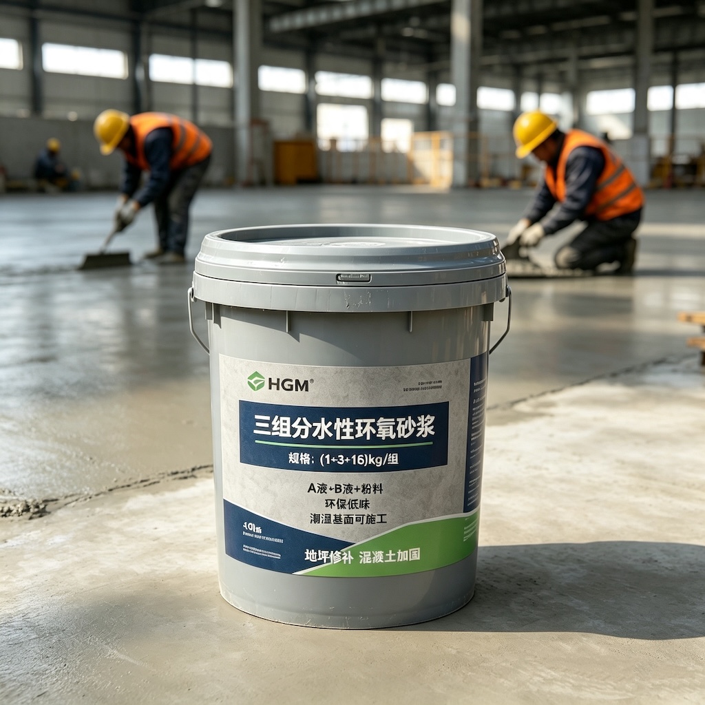 西湖三组份水性环氧砂浆